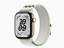 Watch Series 12, 42 мм, Radiant Gold, Essential White Nike Sport Loop, One Size