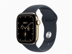 Watch Series 12, 42 мм, Radiant Gold, Navy Blue, S/M