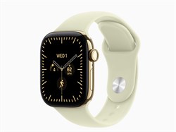 Watch Series 12, 42 мм, Radiant Gold, Pale Succulent, M/L