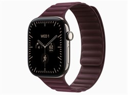 Watch Series 12, 46 мм, Natural, Burgundy Magnetic Link, M/L