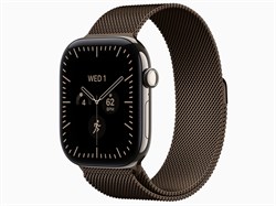 Watch Series 12, 46 мм, Natural, Dark Bronze Milanese Loop, S/M