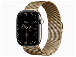 Watch Series 12, 46 мм, Natural, Radiant Gold Milanese Loop, M/L