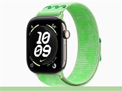 Watch Series 12, 46 мм, Natural, Green Spark Nike Sport Loop, One Size