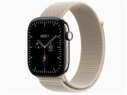 Watch Series 12, 46 мм, Natural, Limestone Sport Loop, One Size