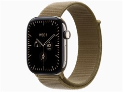 Watch Series 12, 46 мм, Natural, Olive Sport Loop, X/L