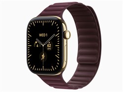 Watch Series 12, 46 мм, Radiant Gold, Burgundy Magnetic Link, S/M