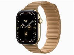 Watch Series 12, 46 мм, Radiant Gold, Camel Magnetic Link, M/L