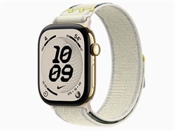 Watch Series 12, 46 мм, Radiant Gold, Chalk Calm Nike Sport Loop, One Size