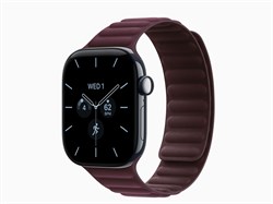 Watch Series 12, 42 мм, Night Blue, Burgundy Magnetic Link, S/M
