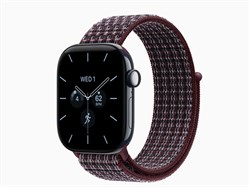 Watch Series 12, 42 мм, Night Blue, Burgundy Plaid Sport Loop, One Size