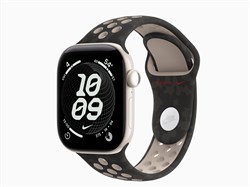 Watch Series 12, 42 мм, Pearl White, After Dark Black Nike, M/L