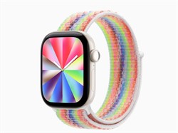 Watch Series 12, 42 мм, Pearl White, Pride Edition Sport Loop, One Size