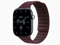 Watch Series 12, 46 мм, Night Blue, Burgundy Magnetic Link, S/M
