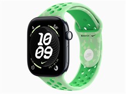 Watch Series 12, 46 мм, Night Blue, Green Spark Nike, S/M