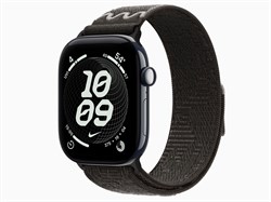 Watch Series 12, 46 мм, Night Blue, After Dark Black Nike Sport Loop, One Size