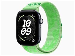 Watch Series 12, 46 мм, Night Blue, Green Spark Nike Sport Loop, One Size