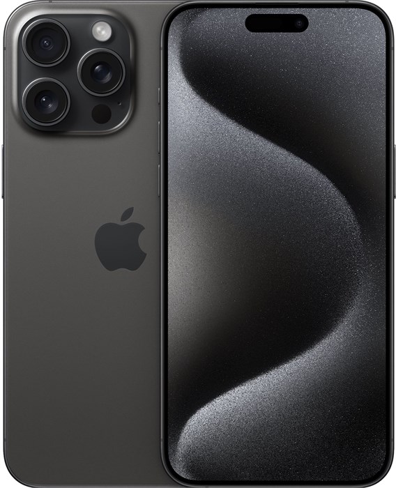 iPhone 15 Pro 128 ГБ, Black Titanium (Чёрный Титан), Dual nano Sim MTQ43ZA - фото 3241