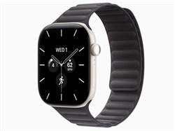 Watch Series 12, 46 мм, Pearl White, Midnight Magnetic Link, S/M