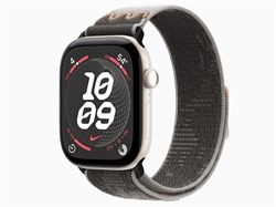 Watch Series 12, 46 мм, Pearl White, Pavement Grey Nike Sport Loop, One Size