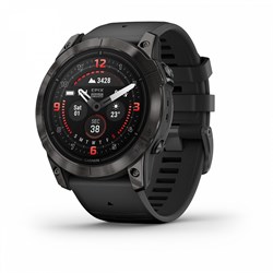 Epix Pro (Gen 2) Sapphire Edition 51 мм титановый угольно-серый DLC черный силиконовый ремешок 010-02804-01