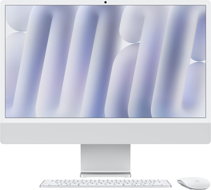 iMac 24 M4 (8c CPU, 8c GPU), RAM 16 ГБ, SSD 512 ГБ, английская раcкладка (KB-US), Silver (Серебристый), partnum, Standard glass 1001014 - фото 7902