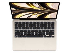 MacBook Air 13, M2 (8c CPU, 10c GPU) 16GB, 512GB, английская раcкладка (KB-US), Starlight (Сияющая звезда), Z15Z0005E Z15Z0005E