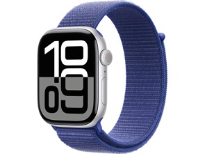 Watch Series 10, 46 мм, Silver (Серебристый), Алюминиевый корпус с Ultramarine Sport Loop MWX03-MXL73