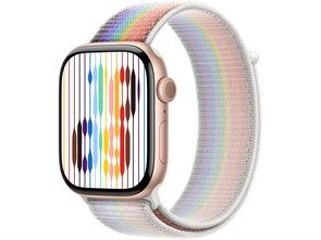 Watch Series 10, 42 мм, Rose Gold (Розовое золото), Алюминиевый корпус с Pride Edition Sport Loop MWWY3-MU9P3