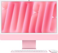 iMac 24, M4 (10c CPU, 10c GPU) 16GB, 512GB, русская раcкладка (KB-RS), Pink (Розовый), Custom, Nano-texture glass 1001405