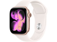 Watch Series 11, 46 мм, Rose Gold алюминиевый корпус, Light Blush Sport Band - M/L (160-210 мм) Apple_Watch_S11-MEWA4-MXM93-MEV74