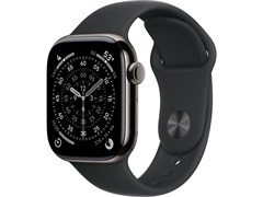 Watch Series 11, 42 мм, Slate титановый корпус, Black Sport Band - S/M (130-180 мм) Apple_Watch_S11-MF9K4-MXLJ3-MF8R4
