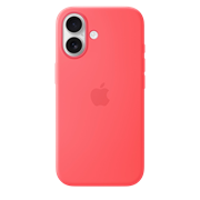 Чехол Apple для iPhone 17, Silicone Case, Bright Guava (Розовый)