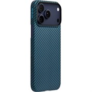 Чехол Pitaka для iPhone 17 Pro Max, Black-Blue (Черно-синий)