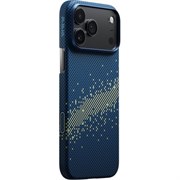 Чехол Pitaka для iPhone 17 Pro Max, Milky Way Galaxy (Сине-голубой)