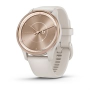 Vivomove Trend, Peach Gold Stainless Steel Bezel, Ivory Case, Silicone, 010-02665-01