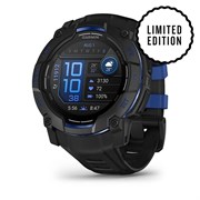 Instinct 3, 50 мм, AMOLED Black, Bolt Blue /Black Silicon (Limited Edition), 010-03020-03