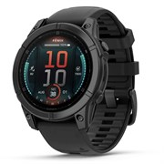 Fenix E 47 мм Amoled Slate Gray Steel, Black Silicone Band 010-03025-03