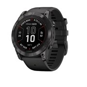 Fenix 7X Pro Sapphire Solar Gray DLC Titanium, Black Band 010-02778-10
