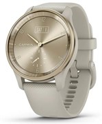Vivomove Trend, Cream Gold Stainless Steel Bezel, French Gray Case, Silicone, 010-02665-02
