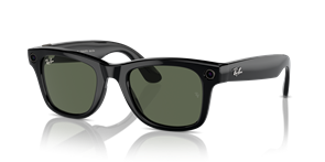 Wayfarer (Gen 1) RW4008 601/71, Shiny Black, G-15 Green, L (53–22)