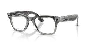 Wayfarer (Gen 2) RW4012 6840MF, Shiny Transparent Grey, Clear/Sapphire Transitions, M (50–22)