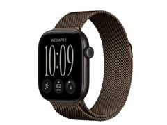 Watch Series 12, 42 мм, Black, Dark Bronze Milanese Loop, One Size