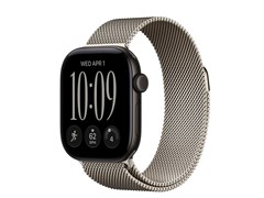 Watch Series 12, 42 мм, Black, Natural Milanese Loop, One Size