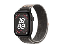 Watch Series 12, 42 мм, Black, Pavement Grey Nike Sport Loop, One Size