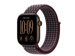 Watch Series 12, 42 мм, Dark Bronze, Burgundy Plaid Sport Loop, One Size