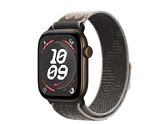 Watch Series 12, 42 мм, Dark Bronze, Pavement Grey Nike Sport Loop, One Size