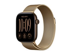 Watch Series 12, 42 мм, Dark Bronze, Radiant Gold Milanese Loop, One Size