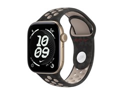 Watch Series 12, 42 мм, Light Gold, After Dark Black Nike, M/L