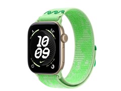 Watch Series 12, 42 мм, Light Gold, Green Spark Nike Sport Loop, One Size