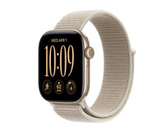 Watch Series 12, 42 мм, Light Gold, Limestone Sport Loop, One Size
